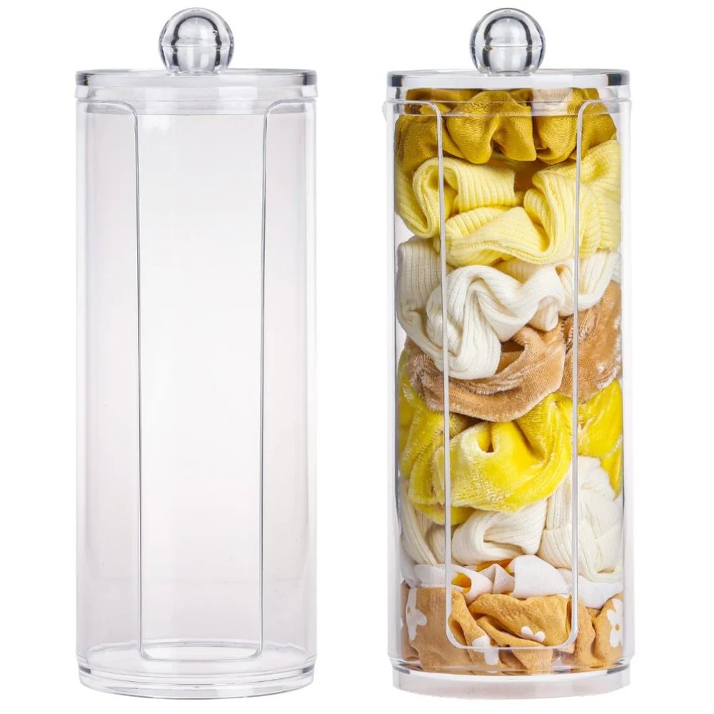 Scrunchie Holder Stand, Transparent Hair Tie Holder